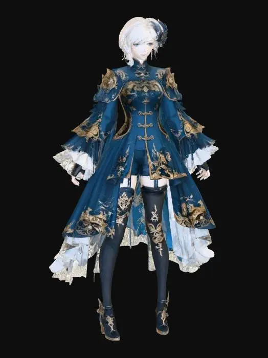 3D model for Victorian Elegance