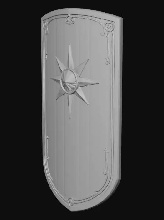 3D model for Sunburst Shield