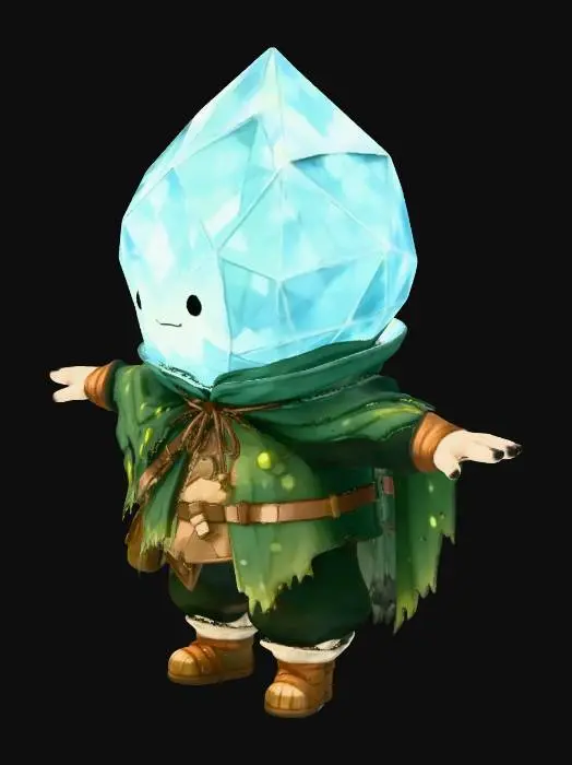 3D model for Crystal Wanderer