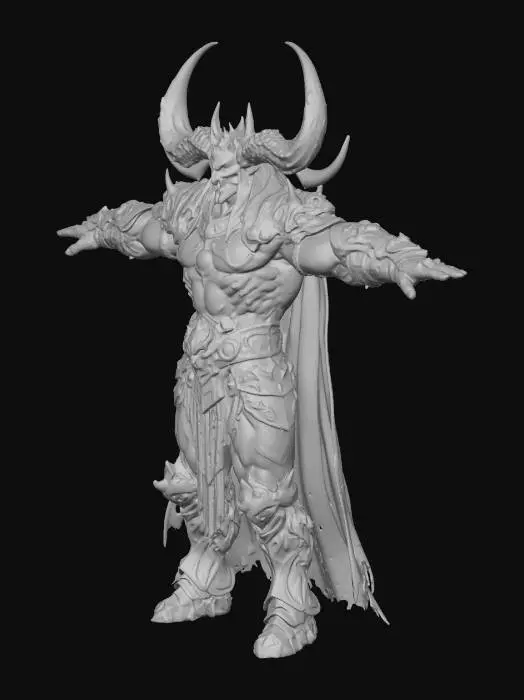 3D model for Horned Colossus of the Sands