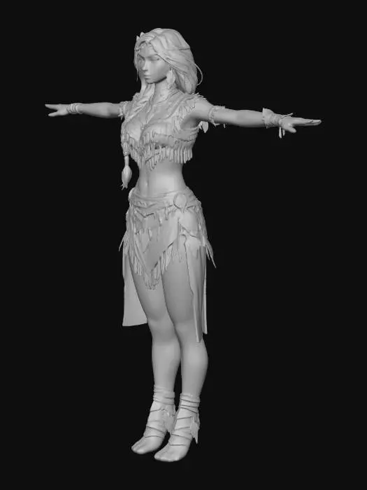 3D model for Feathered Dawn