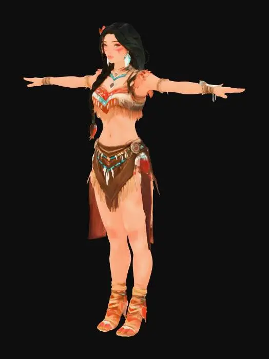 3D model for Feathered Dawn