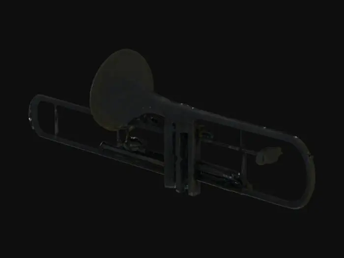 3D model for Trombone Silhouette