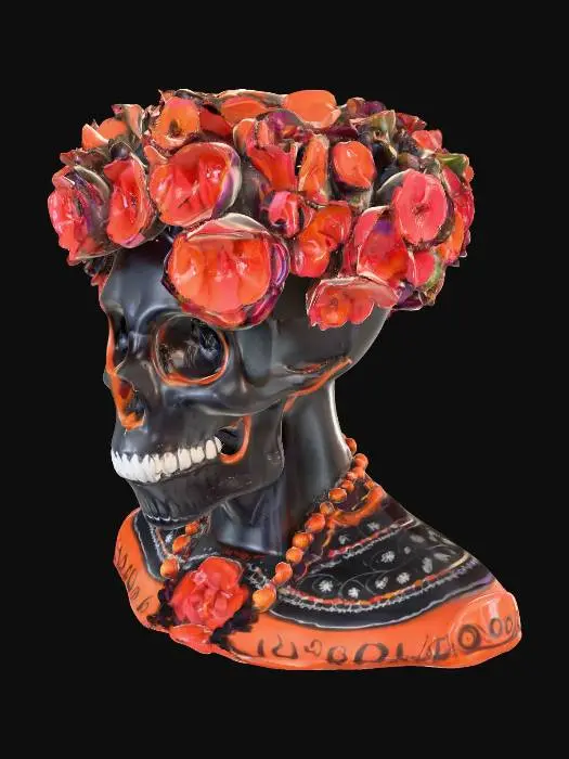 3D model for day of the dead skull
