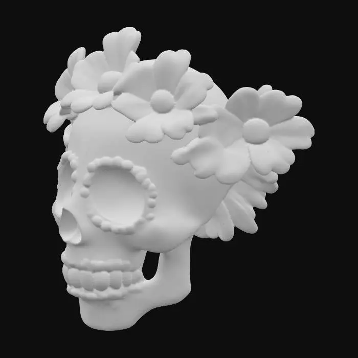 3D model for day of the dead skull
