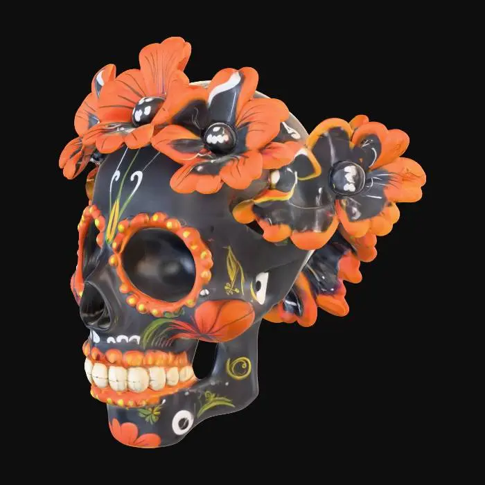 3D model for day of the dead skull
