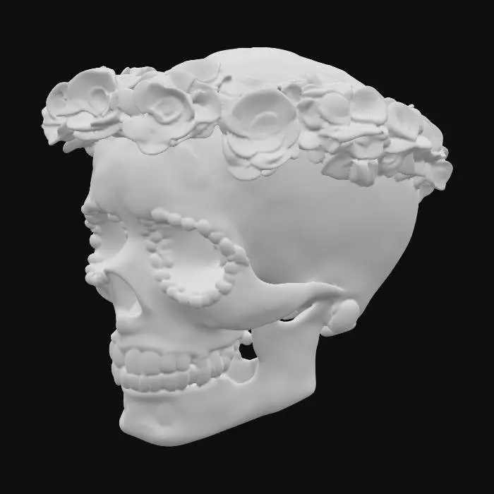 3D model for day of the dead skull
