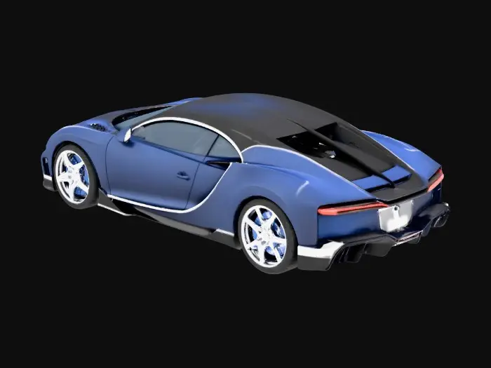 3D model for Blue Speedster