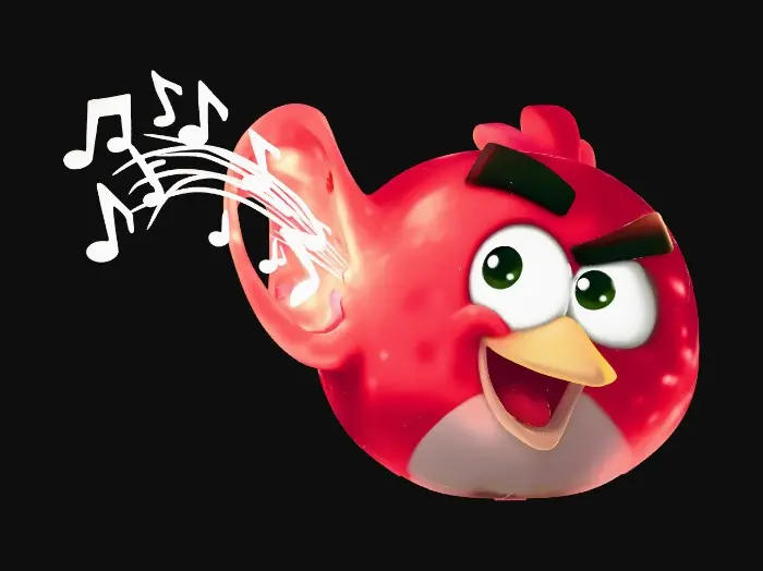 3D model for Red Bird Rockstar