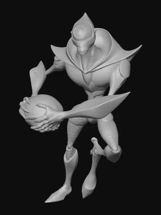 3D model for Nanomech uses Kamehameha (v2)
