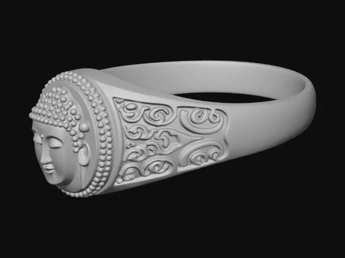 3D model for Golden Buddha Ring