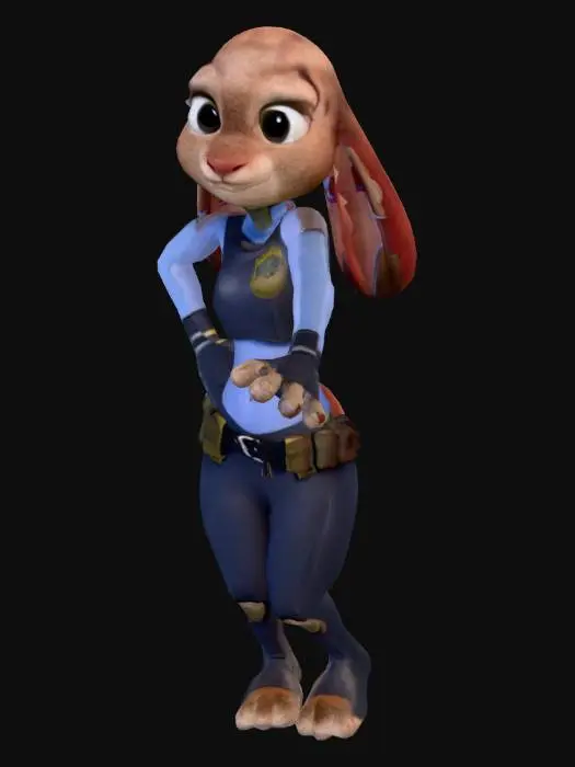3D model for Bunny in Uniform