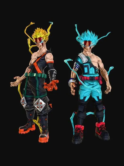 3D model for My Hero Academia