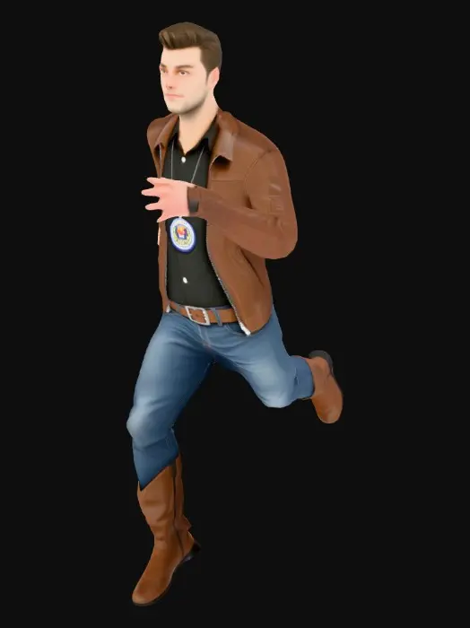 3D model for T-Pose Casual