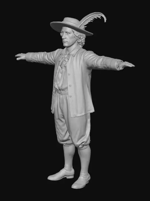 3D model for Renzo Tramaglino, #Promessi Sposi#