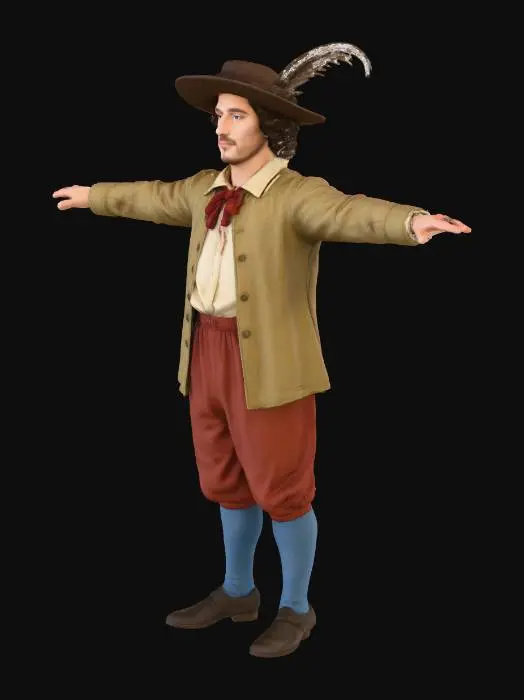 3D model for Renzo Tramaglino, #Promessi Sposi#