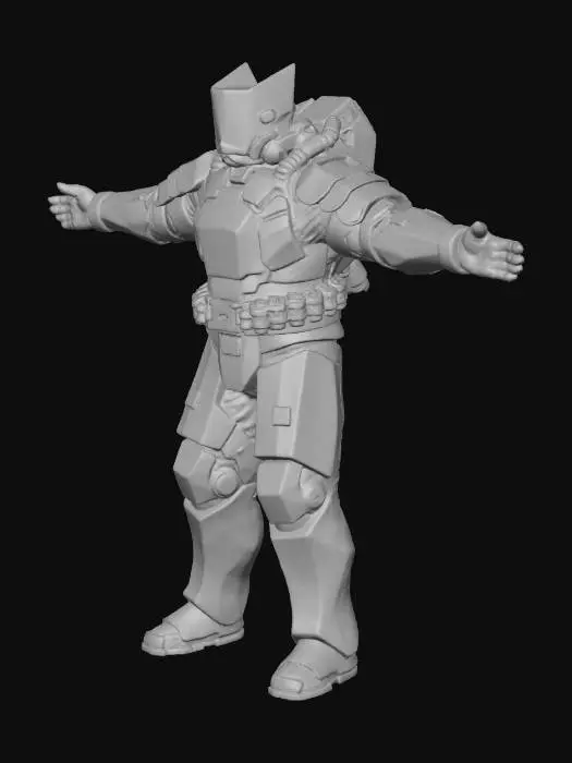 3D model for Armored Sentinel