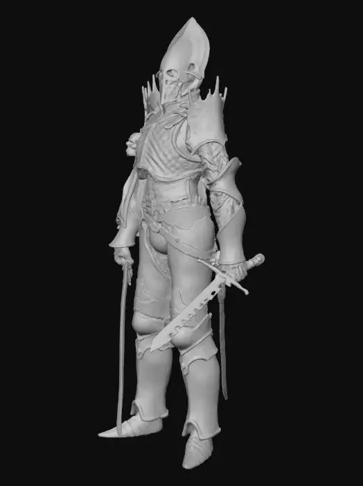 3D model for Dark Warrior