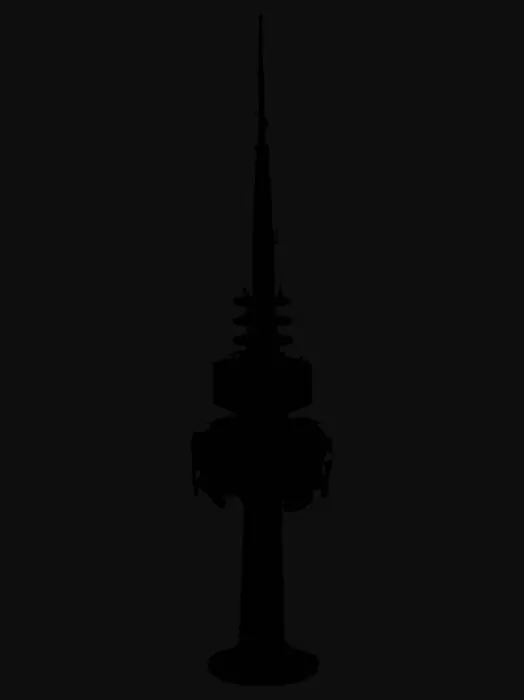 3D model for Telstra tower 400% upscaled