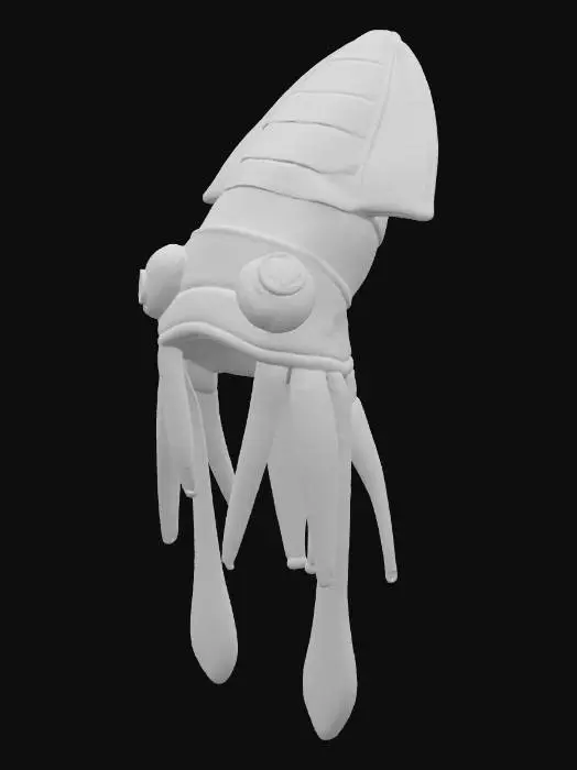 3D model for Rainbow Squid Hat