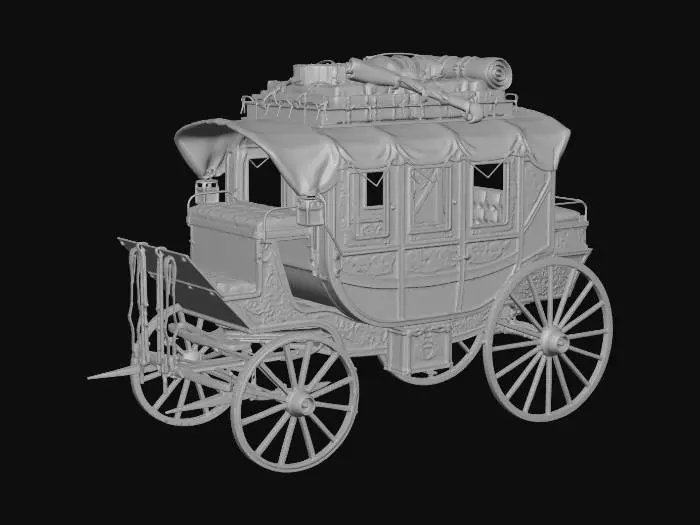 3D model for Crimson Coach of the Golden Age