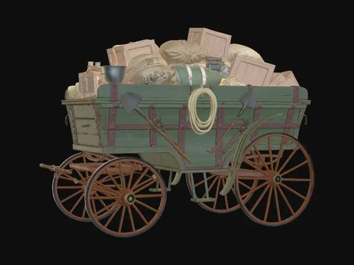 3D model for Wagon of Provisions