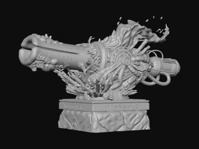 3D model for The 'Soul-Reef' Cannon