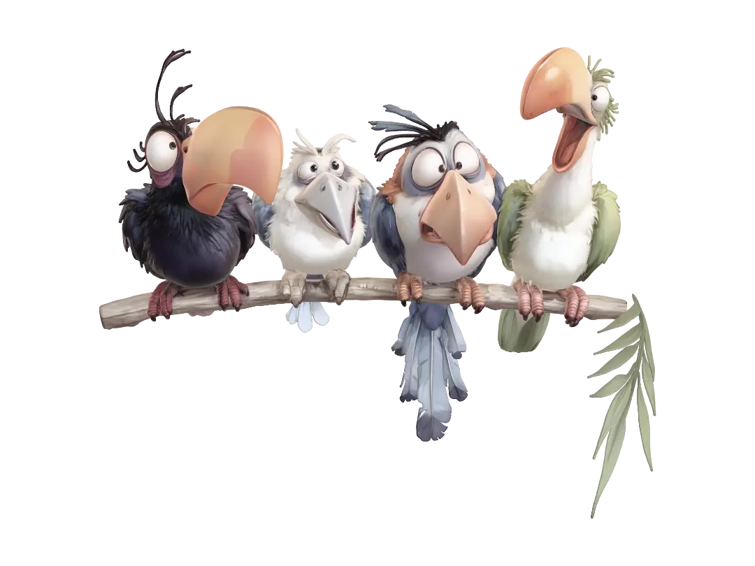 feathered
