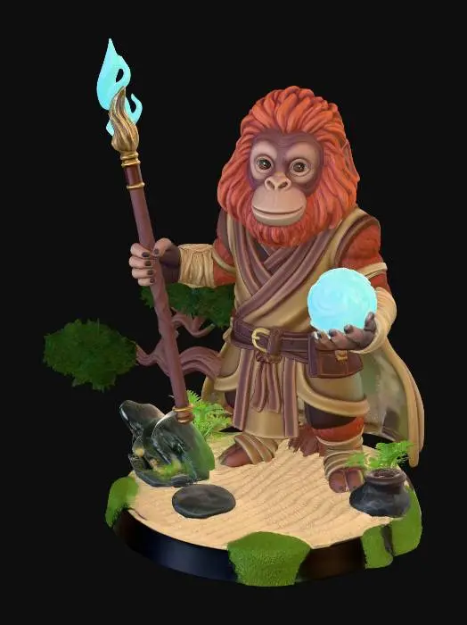 3D model for The Arcane Orangutan