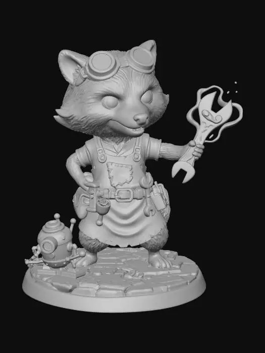 3D model for Emberpaw the Tinkerer