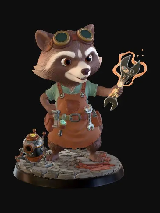 3D model for Emberpaw the Tinkerer