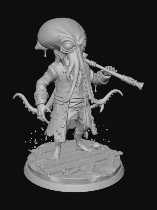 3D model for Captain Calamari