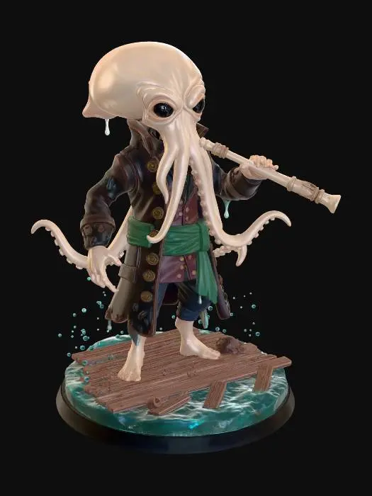 3D model for Captain Calamari