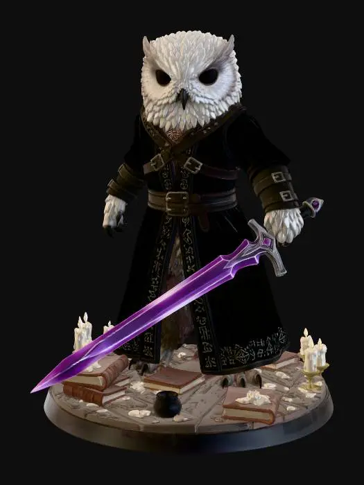 3D model for Violetblade Archivist