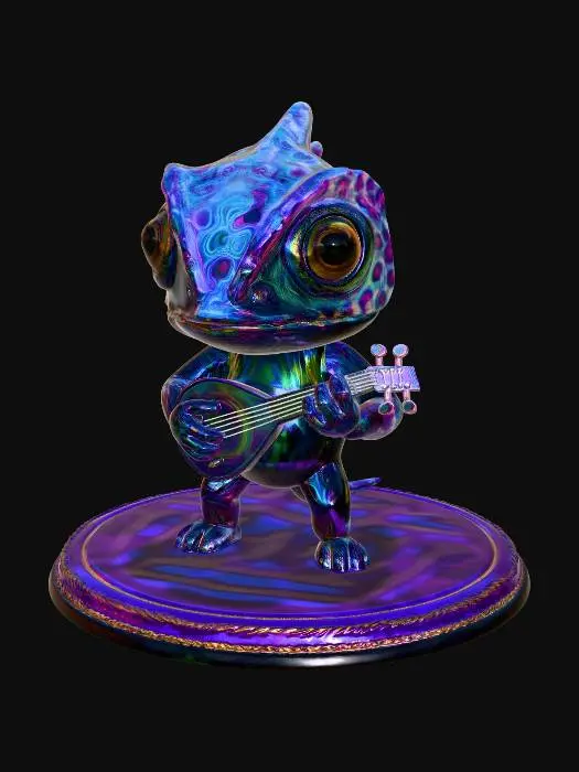 3D model for Chromatic Amphibian Serenade