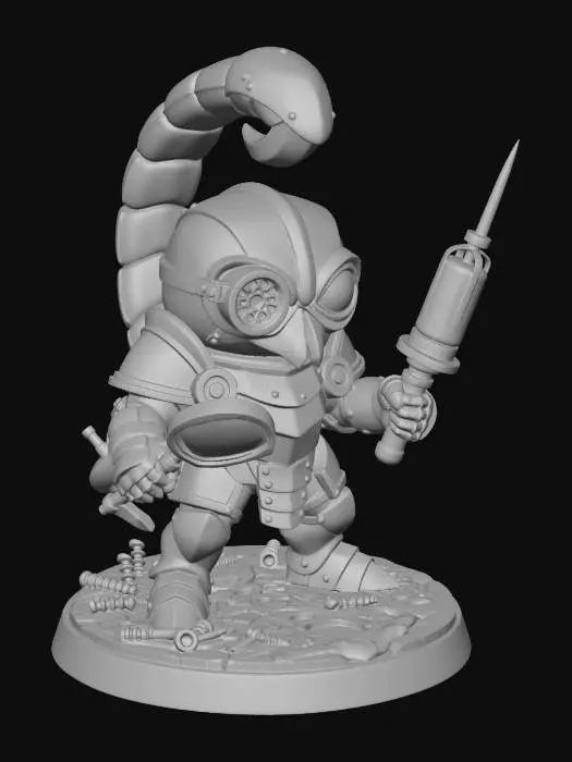 3D model for Copperbound Alchemist Automaton