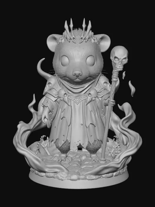 3D model for Emerald Lichmouse