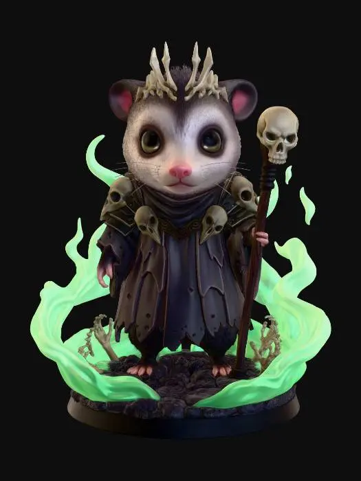 3D model for Emerald Lichmouse