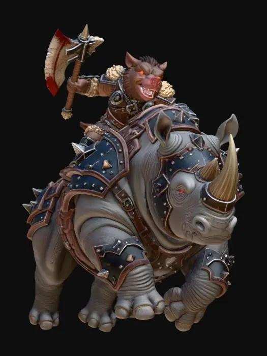 3D model for Warboar Rampage