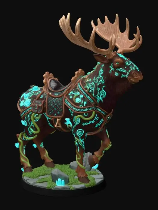 3D model for Luminous Guardian of the Grove