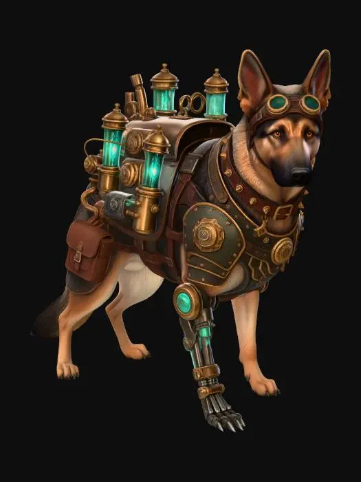 3D model for Gearbound Hound