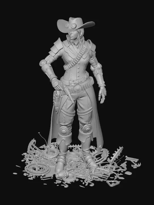 3D model for Clockwork Outlaw