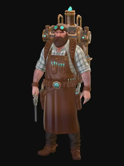 3D model for Steamwright Prospector