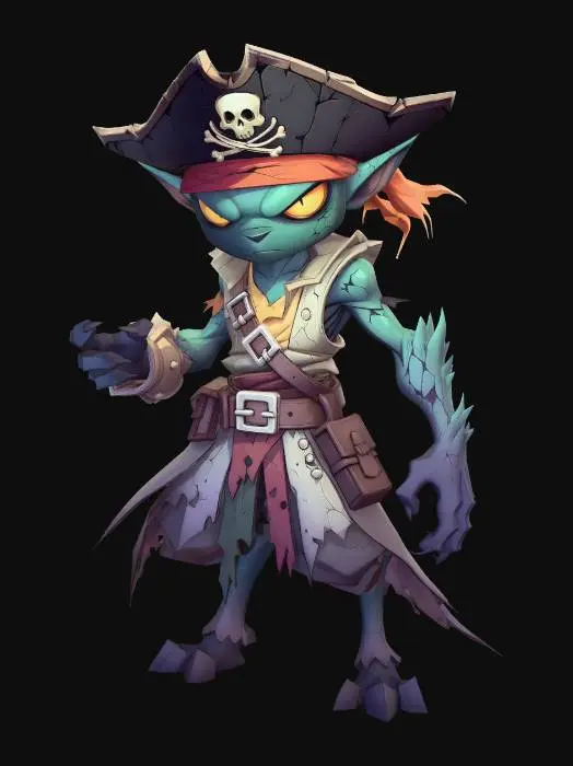 3D model for Captain Scrag