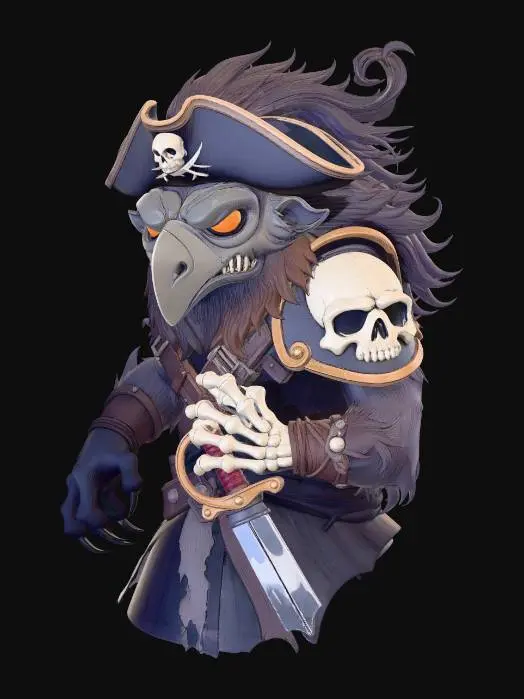 3D model for Grimfeather the Reaver