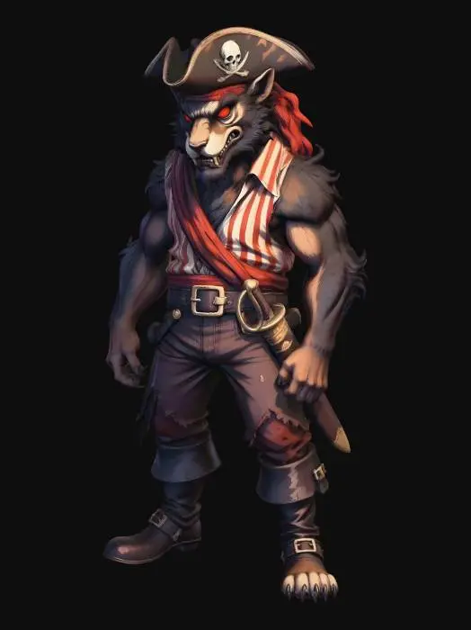 3D model for Captain Lupine