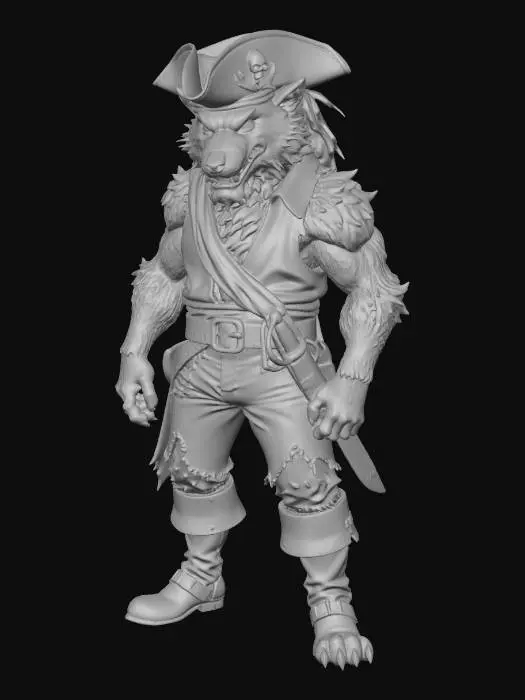 3D model for Lupine Buccaneer