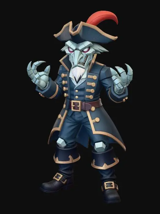 3D model for Captain Machine