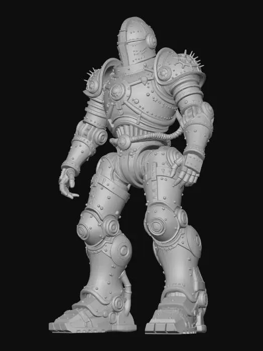 3D model for Iron Knight of the Dunes