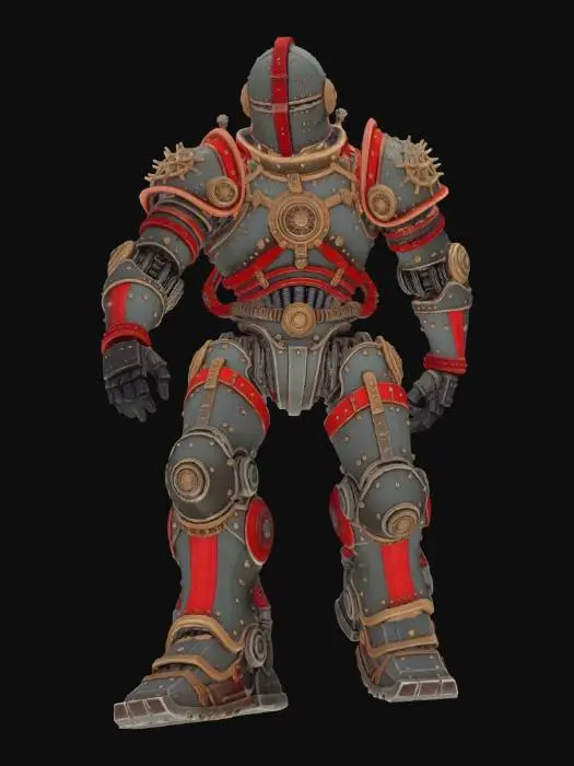3D model for Iron Knight of the Dunes